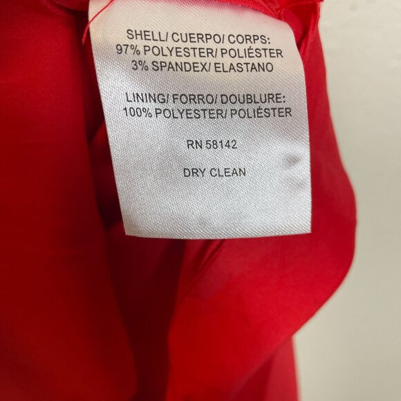 Girl Meets Glam Dress Size 8 Regina Red Whimsi Midi Fit Flare Flowy - Picture 9 of 11